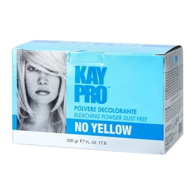 KayPro ZESVĚTLUJÍCÍ PRÁŠEK NO YELLOW pro vlasy, bezprašný, 500 g