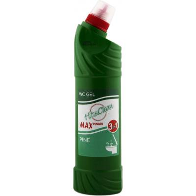 Hit&Clean Hit& Clean Препарат за почистване на тоалетни WC Gel, 3 в 1, бор, 0.75 L (3800218426978)