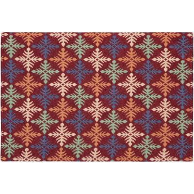 SCANquilt Prestieranie motiv kosoštvorce vínová modrá 32x48cm