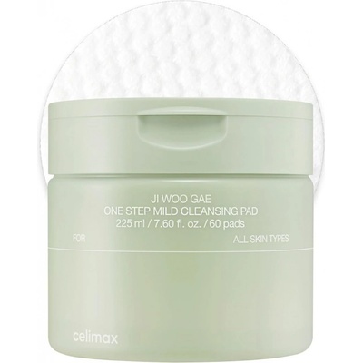 Celimax Ji Woo Gae One Step Mild Cleansing Pad Почистващи продукти за лице 60pcs
