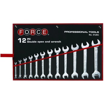 Image 1 of FORCE Комплект гаечни ключове FORCE 5128C - 12 части, 6x7-30x32 мм (JN62268)