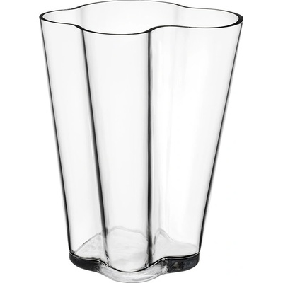 Váza Alvar Aalto 270mm, číra