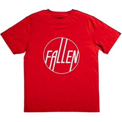 FALLEN triko Circle Tee Red RED