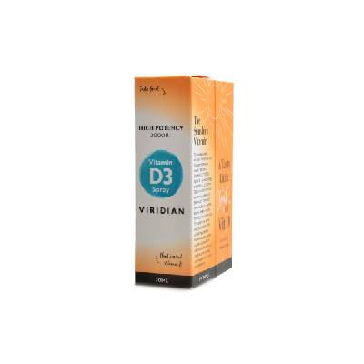Viridian nutrition Vitamin D3 2000iu Spray 20ml