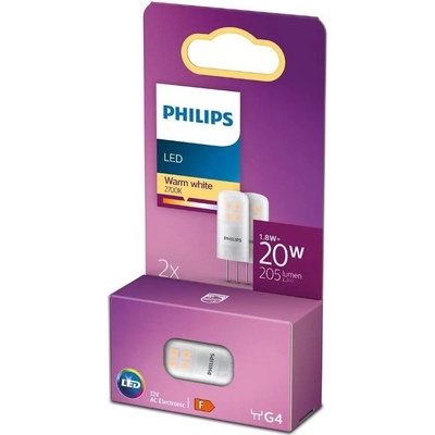 Philips SADA 2x LED Žiarovka Philips G4/1,8W/12V 2700K