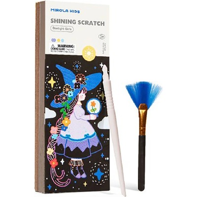 Mirola Kids Trblietavé vyškrabávanie Starlight Girls