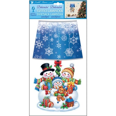 Room Decor Lampička samolepicí svítící LED sněhuláci 31 cm – Sleviste.cz