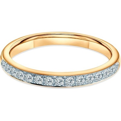Savicki Zásnubný prsteň dvojfarebné zlato laboratórne diamanty SAVR60607 Y LGD