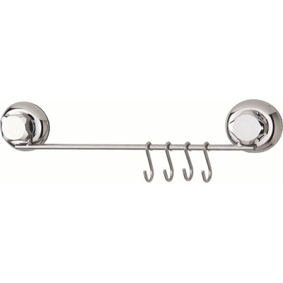 COMPACTOR Věšák, háček, 4 háčky 39,5 cm BESTLOCK bez vrtání