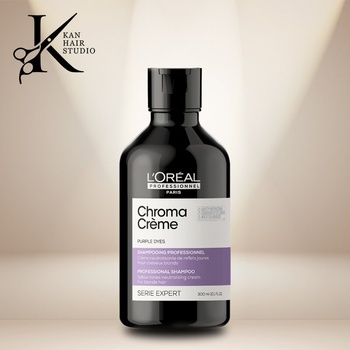 L'Oréal Неутрализиращ шампоан за руса и платинено руса коса Chroma Crème 300 ml