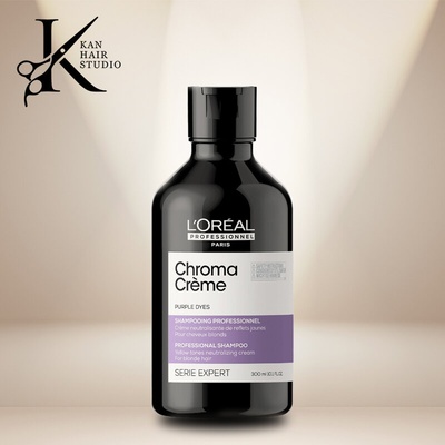 L'Oréal Неутрализиращ шампоан за руса и платинено руса коса Chroma Crème 300 ml