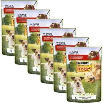 Friskies Adult консерви с говеждо и картофи в сос 6 x 85 г