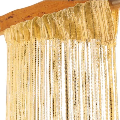 Šnúrková záclona Curtain 100x200 cm zlatá – Hledejceny.cz