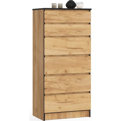 Ak furniture Kristal K60 se 6 šuplíky