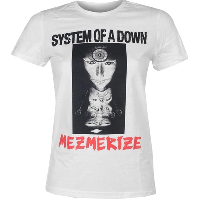 дамска тениска System Of A Down - Mezmerize - White - HYBRIS - WMX-5-SOAD002-H64-1-WH