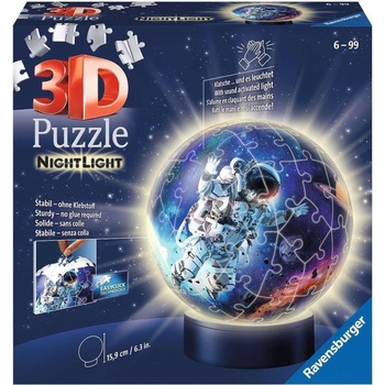 Ravensburger 3D puzzleball Svítící Astronaut 72 ks