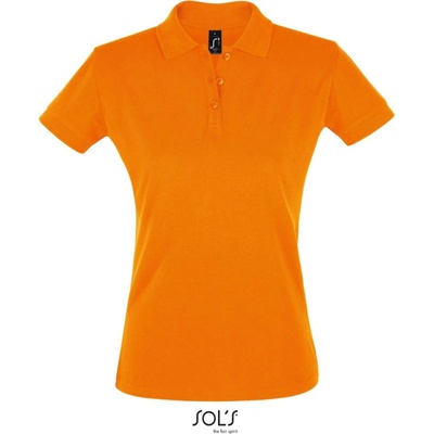 SOL's Collection Polokošile Perfect Women krátký rukáv dámská COT-25113523501 Oranžová