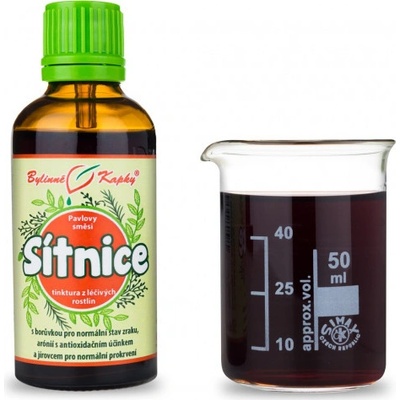 Bylinné kapky Očné sietnice bylinné kvapky tinktúra 50 ml