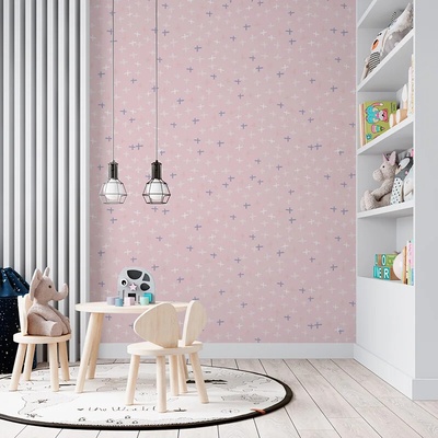 Sablio Tapeta Farebné krížiky, rozmery 336x220 cm