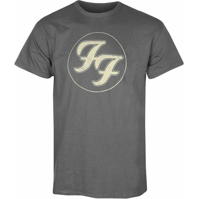 Tričko pánské Foo Fighters Gold FF Logo ROCK OFF FOOTS08MC