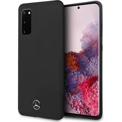 Mercedes-Benz Silicone Cover - силиконов (TPU) калъф за Samsung Galaxy S20 (черен)