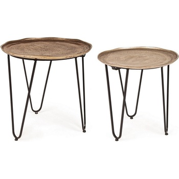 Bizzotto КОМПЛЕКТ 2 amira КРЪГЛИ КАФЕ МАСИ x73 (0746322)