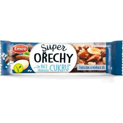 Emco Super orechy čokoláda a morská soľ 35 g