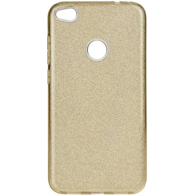 Forcell Блестящ Силиконов Калъф за Huawei P9 Lite 2017, Forcell Shining Case, Златист (5901737414946)