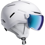 Atomic Ски каска Atomic Savor Visor Stereo S2 Ski helmet - White Heather / Blue Stereo - размер One Size (418-1617-0212)