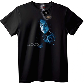NOONEBRAND Тениска Alice Cooper - Дойде един паяк - 2XL, White