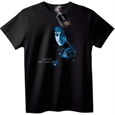 NOONEBRAND Тениска Alice Cooper - Дойде един паяк - 2XL, White