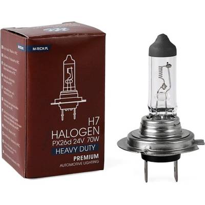 m-tech 24V 70W H7 PX26d HEAVY DUTY халогенна крушка (ZHD907)