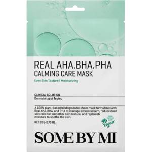 Some By Mi Real AHA BHA PHA Calming Care Mask - Обновяваща маска с AHA BHA PHA киселини 1бр/20мл