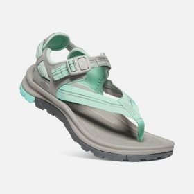 Dámské sandály KEEN CLEARWATER CNX W, light gray/ocean wave - Rock