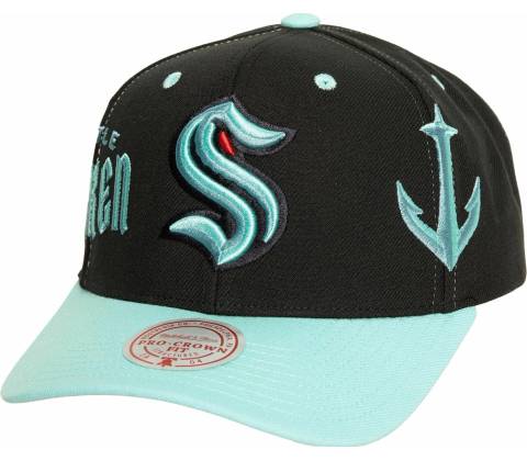 Mitchell & Ness Seattle Kraken Overbite Pro Snapback