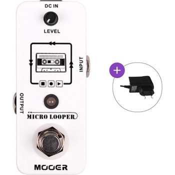 MOOER Micro Looper SET Eфект за китара (ME MLP 1-SET)
