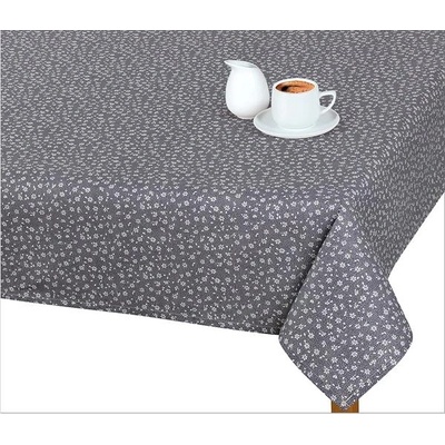 Bellatex Obrus Adela sivý kvietok 70x70cm
