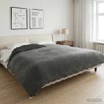 vidaXL Тежко одеяло Антрацит 200 x 220 cm 13 kg 100% Памук 205T (3443017)