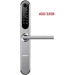 TTLock електронна смарт брава за врати с AL и PVC профили цвят сребро - ASD S35B (CNL0192)