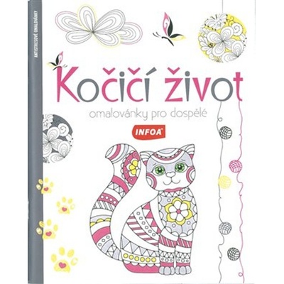 Kočičí život - Omalovánky pro dospělé -