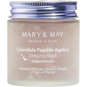 Mary&May Calendula Peptide Ageless Sleeping Mask - Нощна маска против стареене с невен 110г