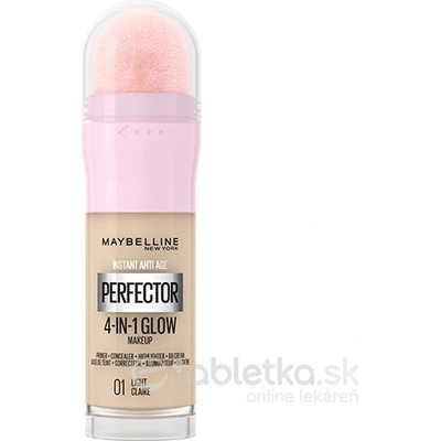 Maybelline New York Instant Perfector 4-in-1 Glow 01 Light rozjasňujúci make-up 20 ml