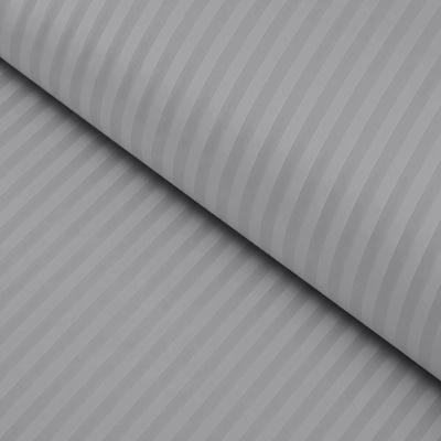 Damašek Atlas Gradl stříbrnošedý - proužky 1 cm DM-021 - metráž šířka 300 cm