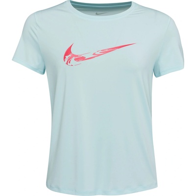 Nike Dámske bežecké tričko ONE SWOOSH tyrkysová ružová