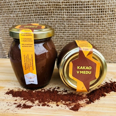 Včelí farma Horký Kakao v medu 180 g