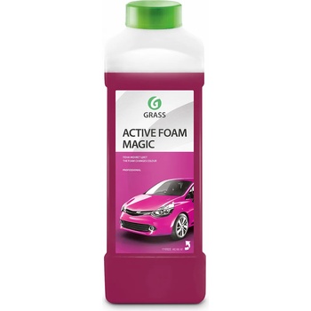 GRASS Active Foam Magic - Цветна електриково-розова пяна - препарат за безконтактно измиване - 1л