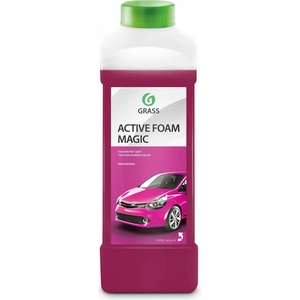 GRASS Active Foam Magic - Цветна електриково-розова пяна - препарат за безконтактно измиване - 1л