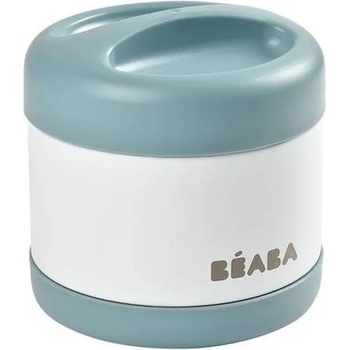 Image 1 of BÉABA Термос за храна Beaba - Baltic blue/White, 500 ml (912909)