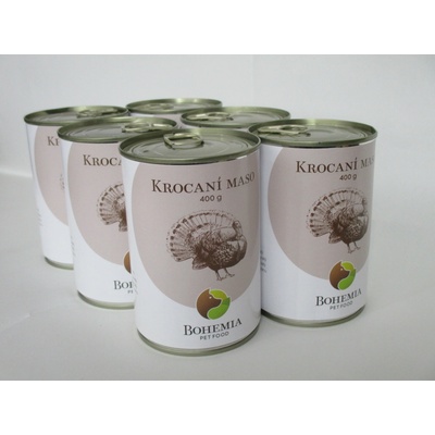 Bohemia Pet Food krocaní maso ve vlastní šťávě 6 x 400 g