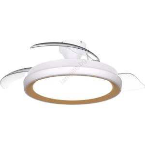 Philips - Димируемо таванно осветително тяло с вентилатор BLISS LED/35W/230V златисто + дистанционно управление (P7321)